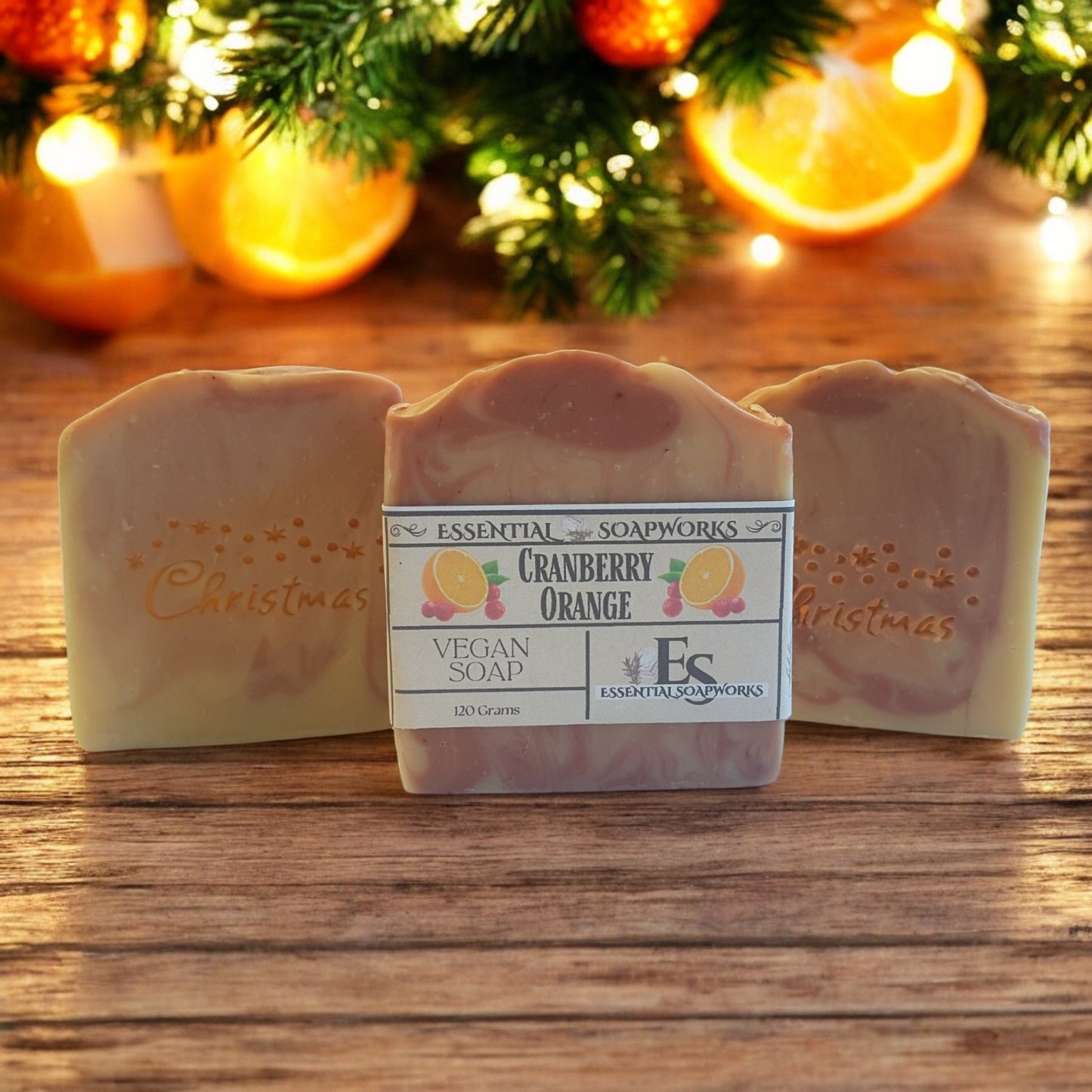 Cranberry Orange Vegan Soap