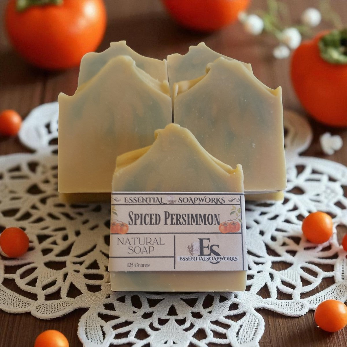 Spiced Persimmon Vegan Soap