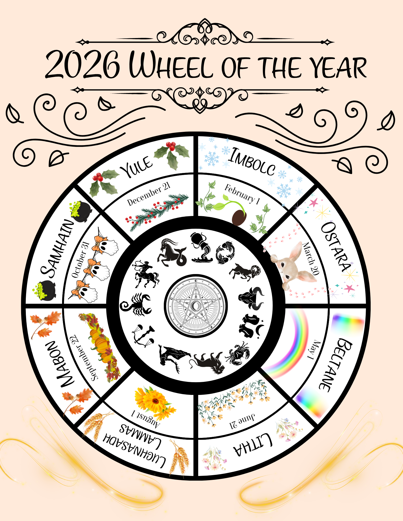 witchy planner 2026