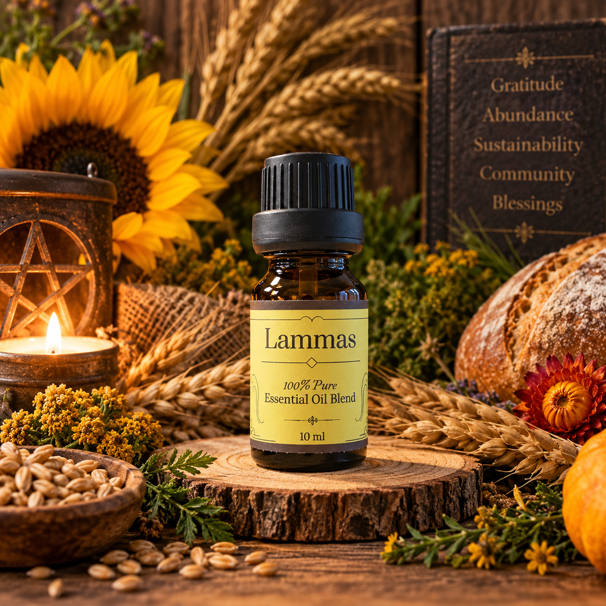 Lammas Essential Oil Diffuser Blend | Lughnasadh Wheel of the Year Ritual Blend