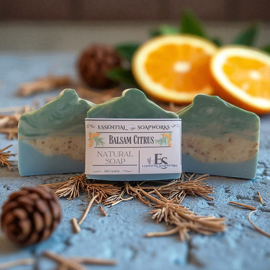 balsam citrus vegan soap for men