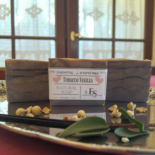 Tobacco Vanilla Vegan Soap for Men 
