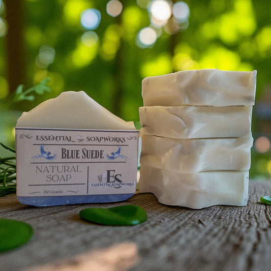 Blue Suede Natural Soap for men