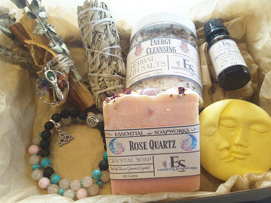 Rose Quartz Mind, Body & Spirit Self-Care Kit