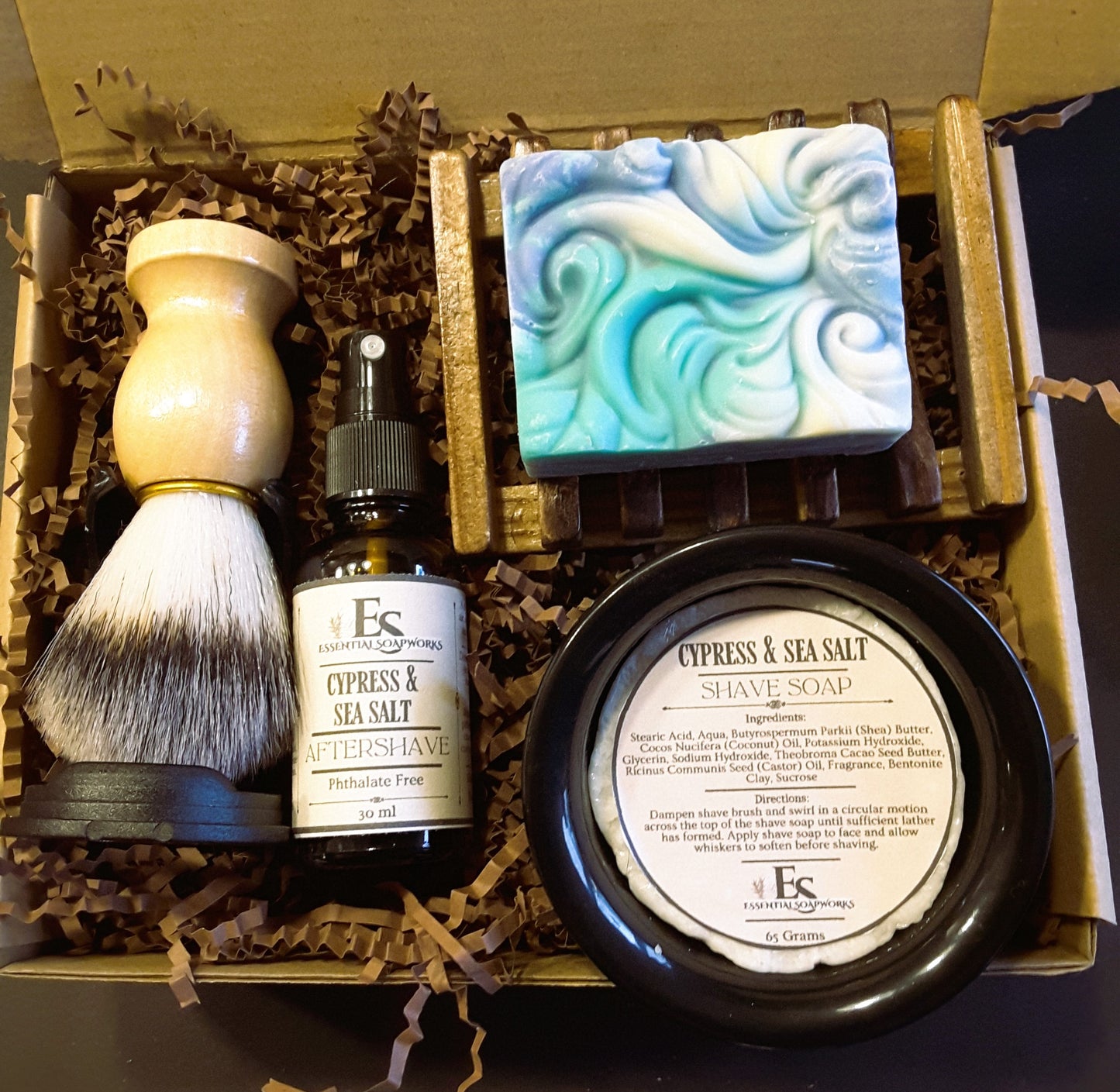 Cypress & Sea Salt Luxury Wet Shave Gift Set