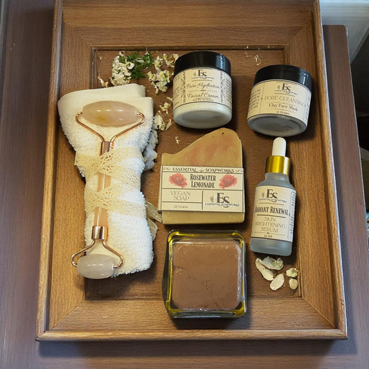 Rosewater Lemonade Luxe Spa Facial Kit