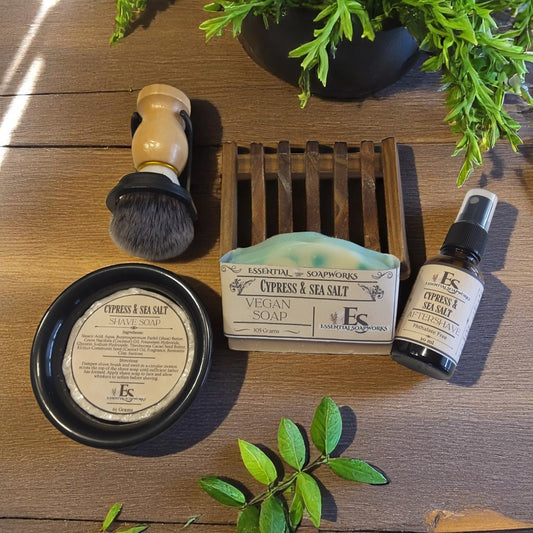 Cypress & Sea Salt Luxury Wet Shave Gift Set