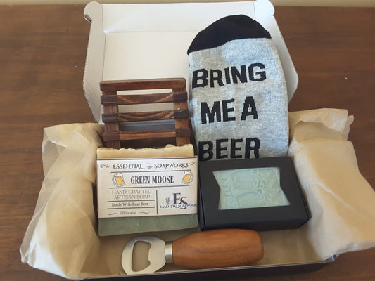 Green Moose Brewmaster's Grooming Gift Set