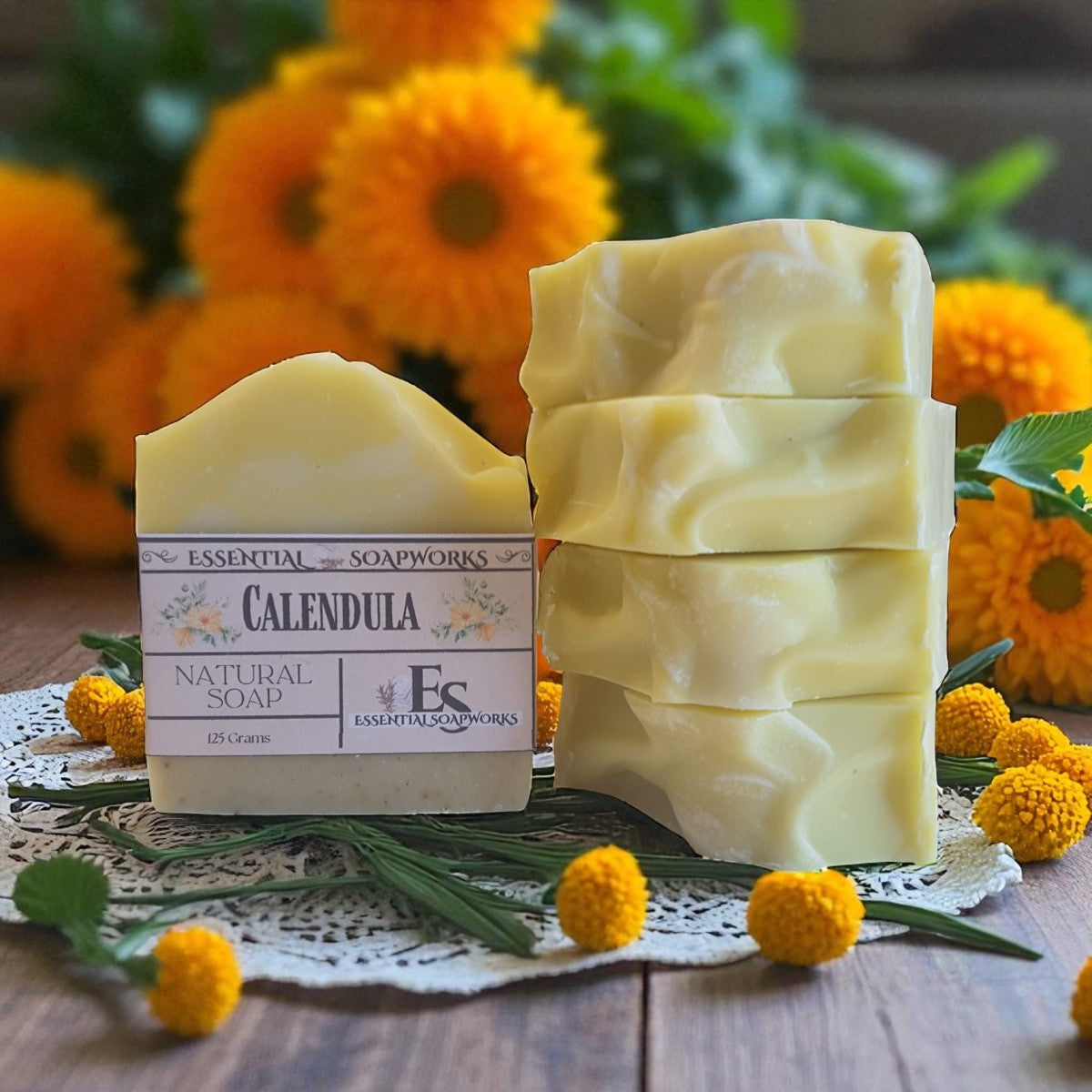 calendula vegan soap