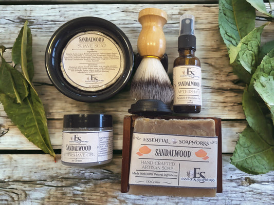Sandalwood Luxury Wet Shave Gift Set