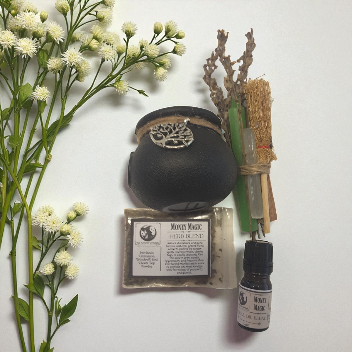 Money Magick Mini Cauldron Spell Kit